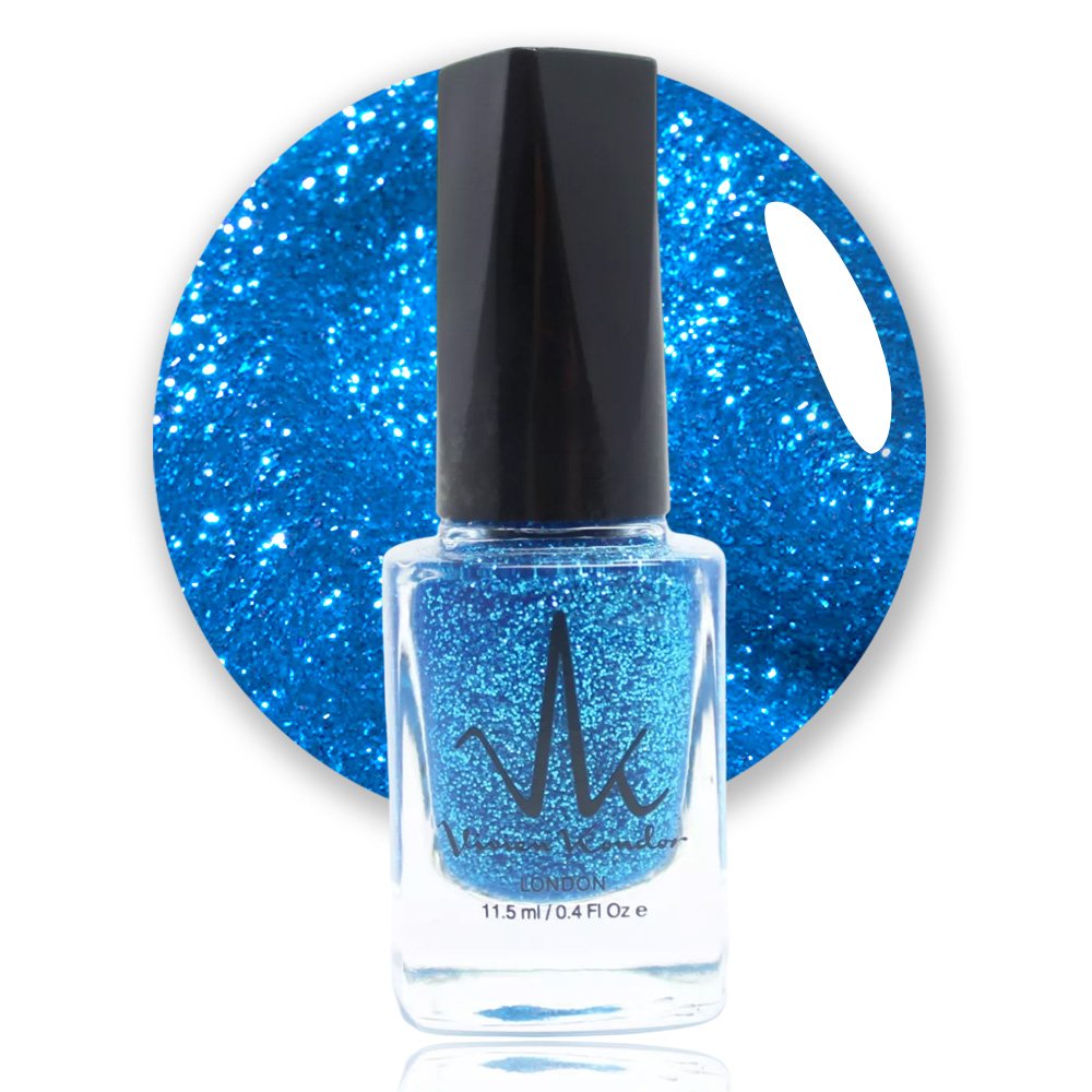 Blue Glitter – Vivien Kondor Classic Nail Polish