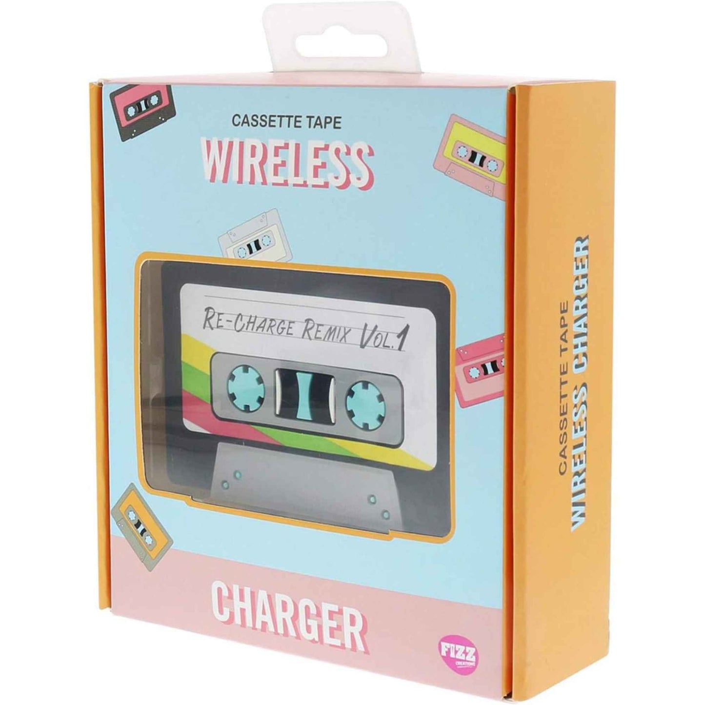 Fizz Creations Wireless Charger Cassette, Multi-Colour Colour