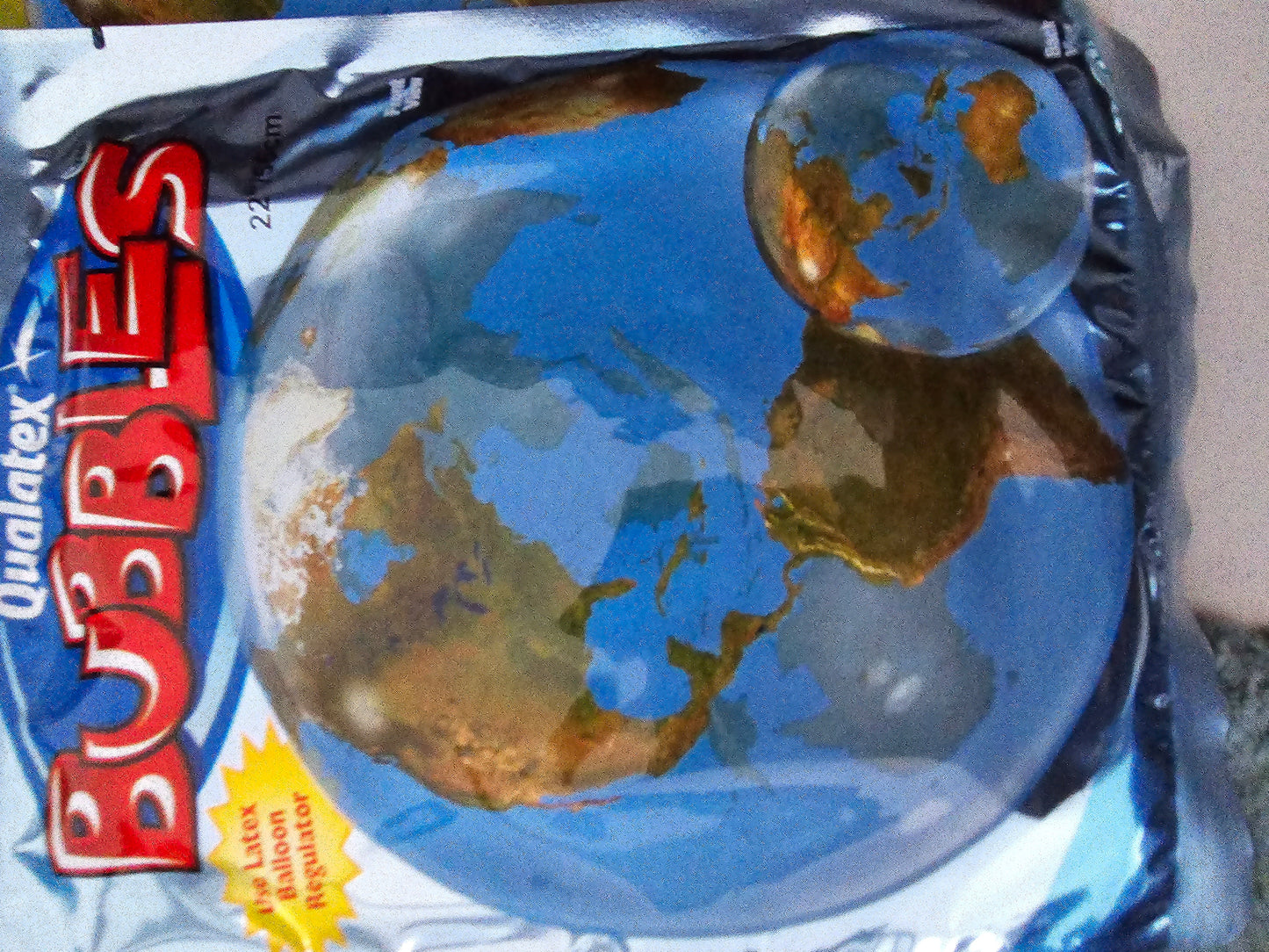 Qualatex Deco Earth Bubble Balloon 22” Party Decorations