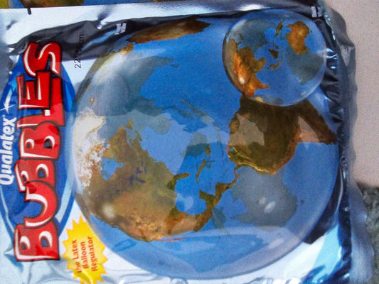 Qualatex Deco Earth Bubble Balloon 22” Party Decorations