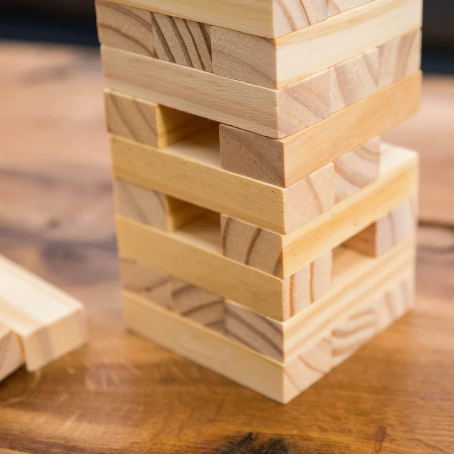 Toyrific Stack and Fall Tumble Tower Wooden Block Game