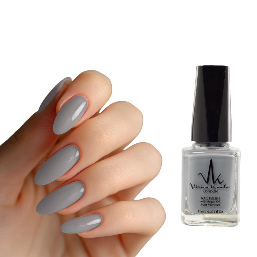 Grey – Vivien Kondor Argan Care Nail Polish