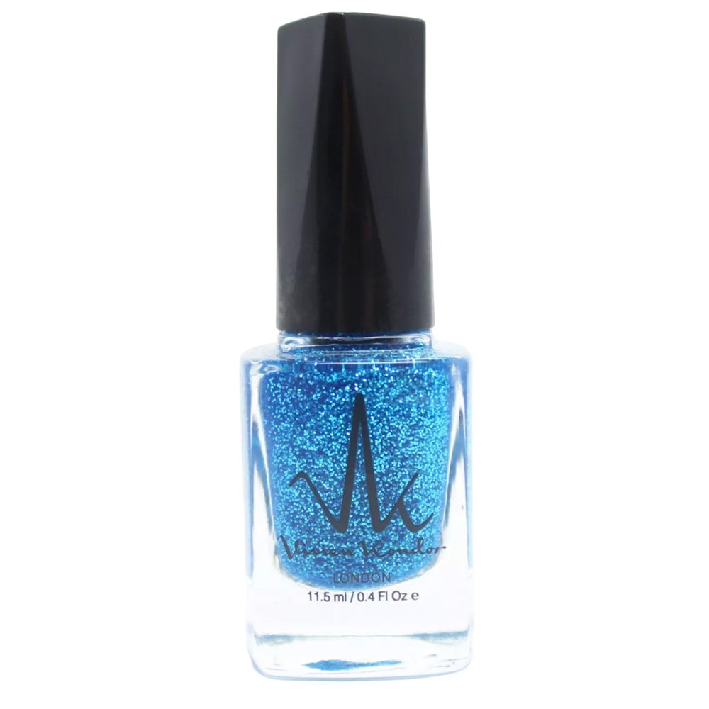 Blue Glitter – Vivien Kondor Classic Nail Polish