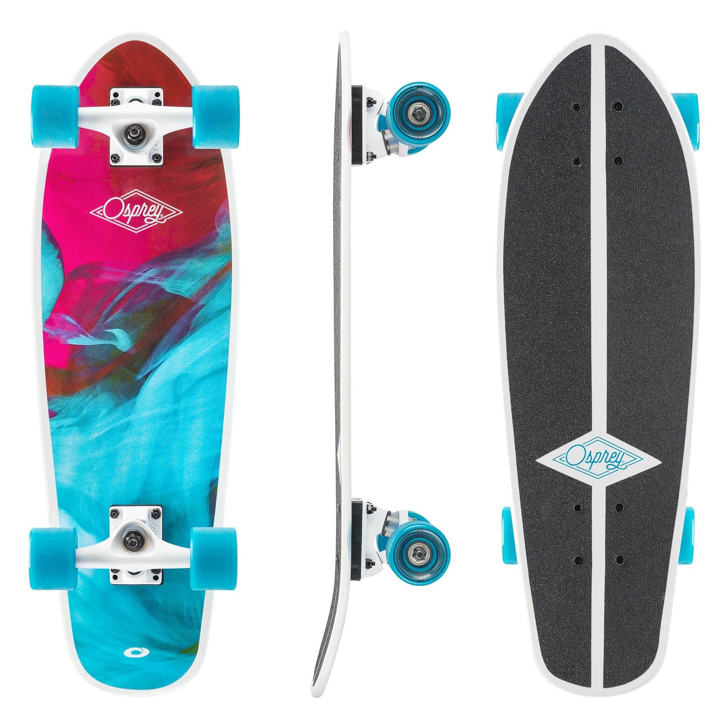 Osprey Cruiser Skateboard Cruiser Board for Beginners Adults and Kids - Emulsion
