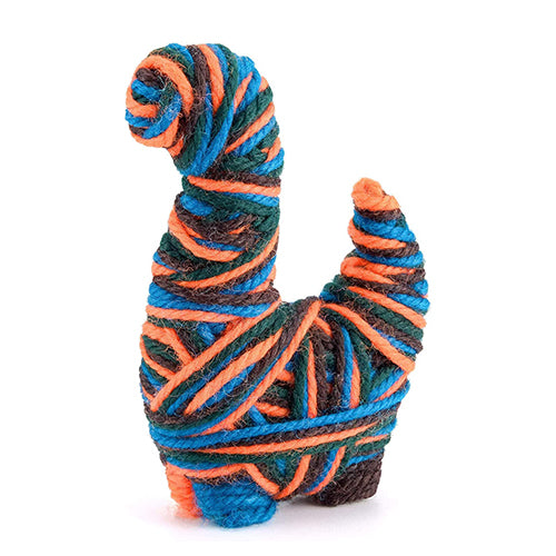 Made It! Yarn Animal Craft Kits For Kids decorate and wrap like pom-poms - DINOSAUR