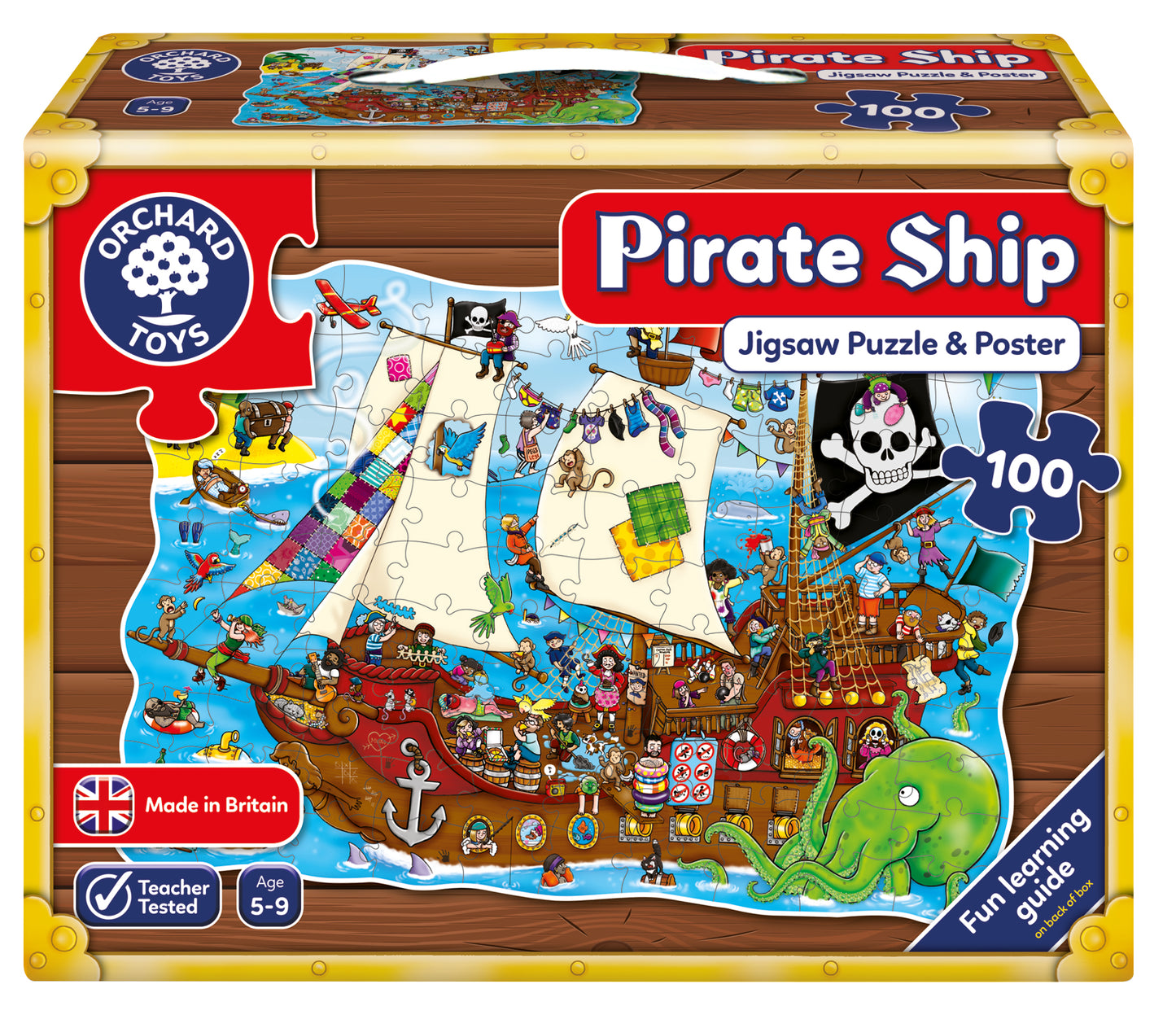 Pirate Ship Jigsaw Puzzle (100 Pcs)