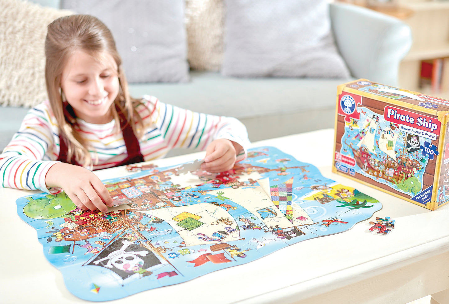 Pirate Ship Jigsaw Puzzle (100 Pcs)