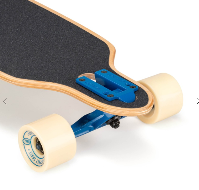 Osprey Twin Tip Longboard 39 inch Canadian Maple Deck, Complete Skateboard For Adults, Kids and Beginners - SLIDE FADE