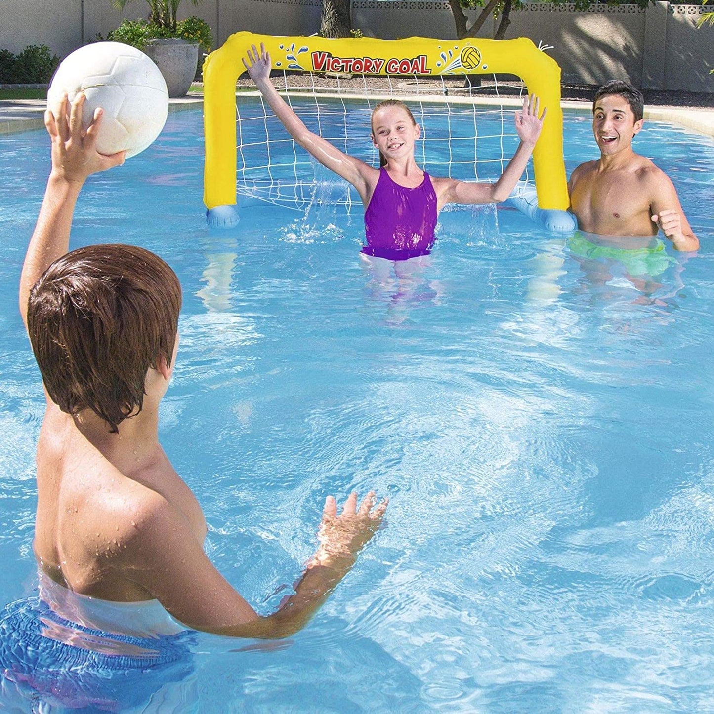 Bestway Waterpolo Frame Inflatable floating doors with ball included 137 x 66 cm