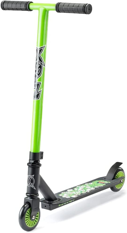 Xootz Kids Scooter Boys and Girls Kick Scooter Entry Level Children’s Beginner T-Bar Stunt Scooter Stylish Grip Tape Deck Ages 5 +