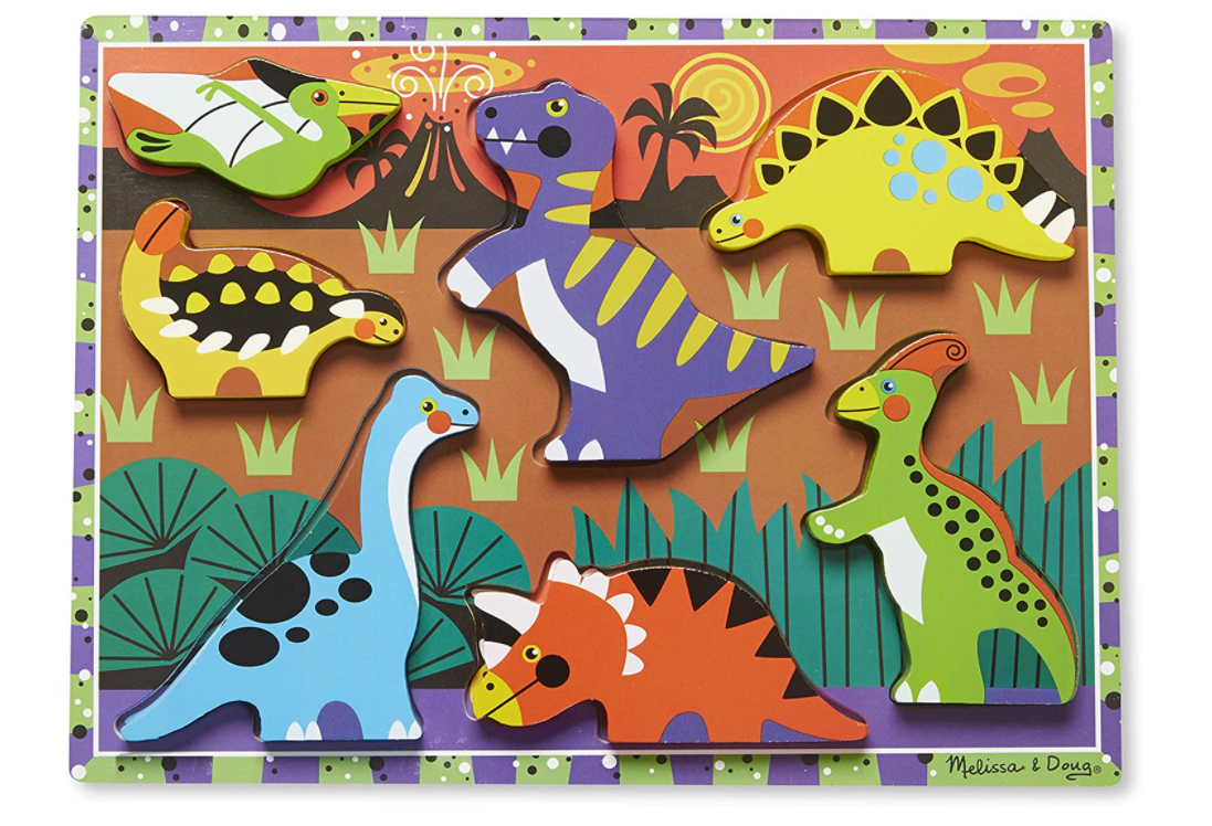 Melissa And Doug Dinosaurs Chunky Puzzle