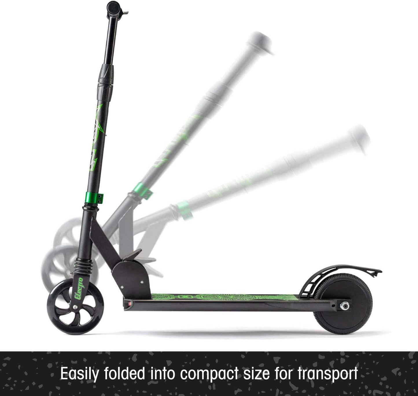 Xootz Folding Electric Scooter for Adults and Kids Portable Lightweight Commuter with 100 kg Max Weight, Electro