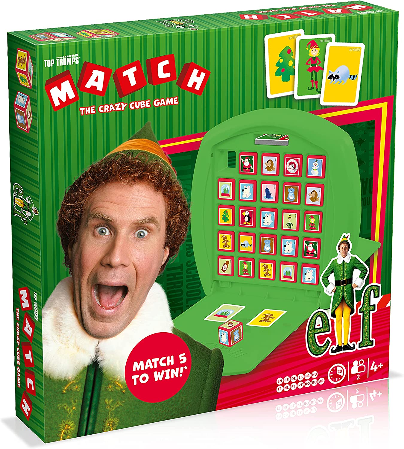 Elf Top Trumps Match Board Game, WM01494-ML1-6