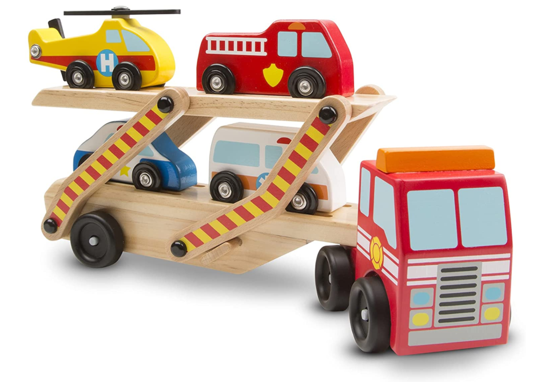 Melissa And Doug Emergency Vehicle Carrier