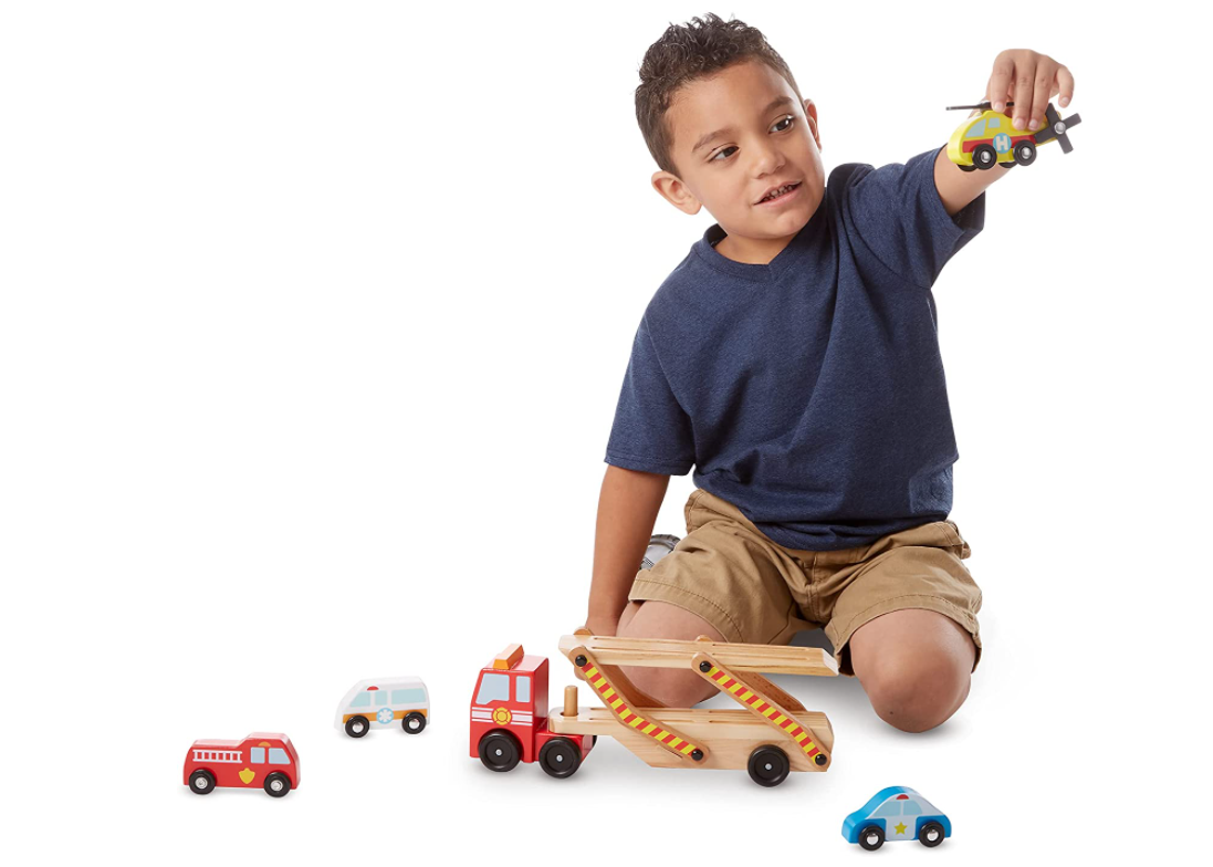 Melissa And Doug Emergency Vehicle Carrier