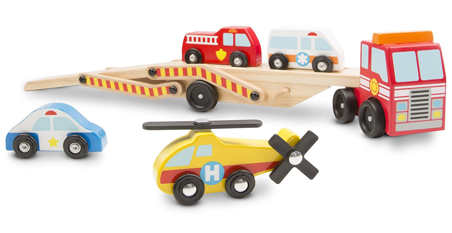 Melissa And Doug Emergency Vehicle Carrier