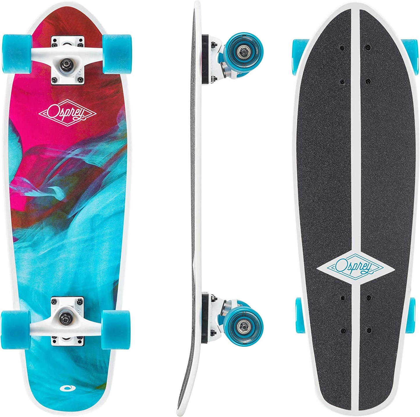 Osprey Cruiser Skateboard Cruiser Board for Beginners Adults and Kids - Emulsion