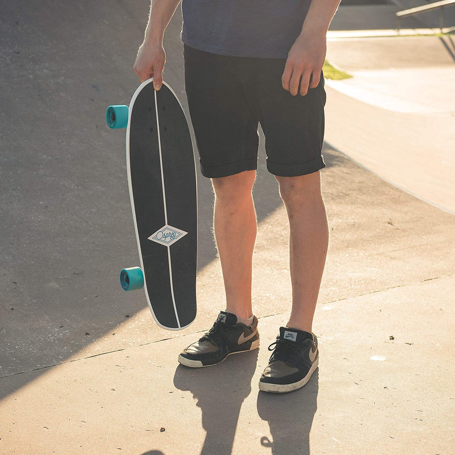 Osprey Cruiser Skateboard Cruiser Board for Beginners Adults and Kids - Emulsion