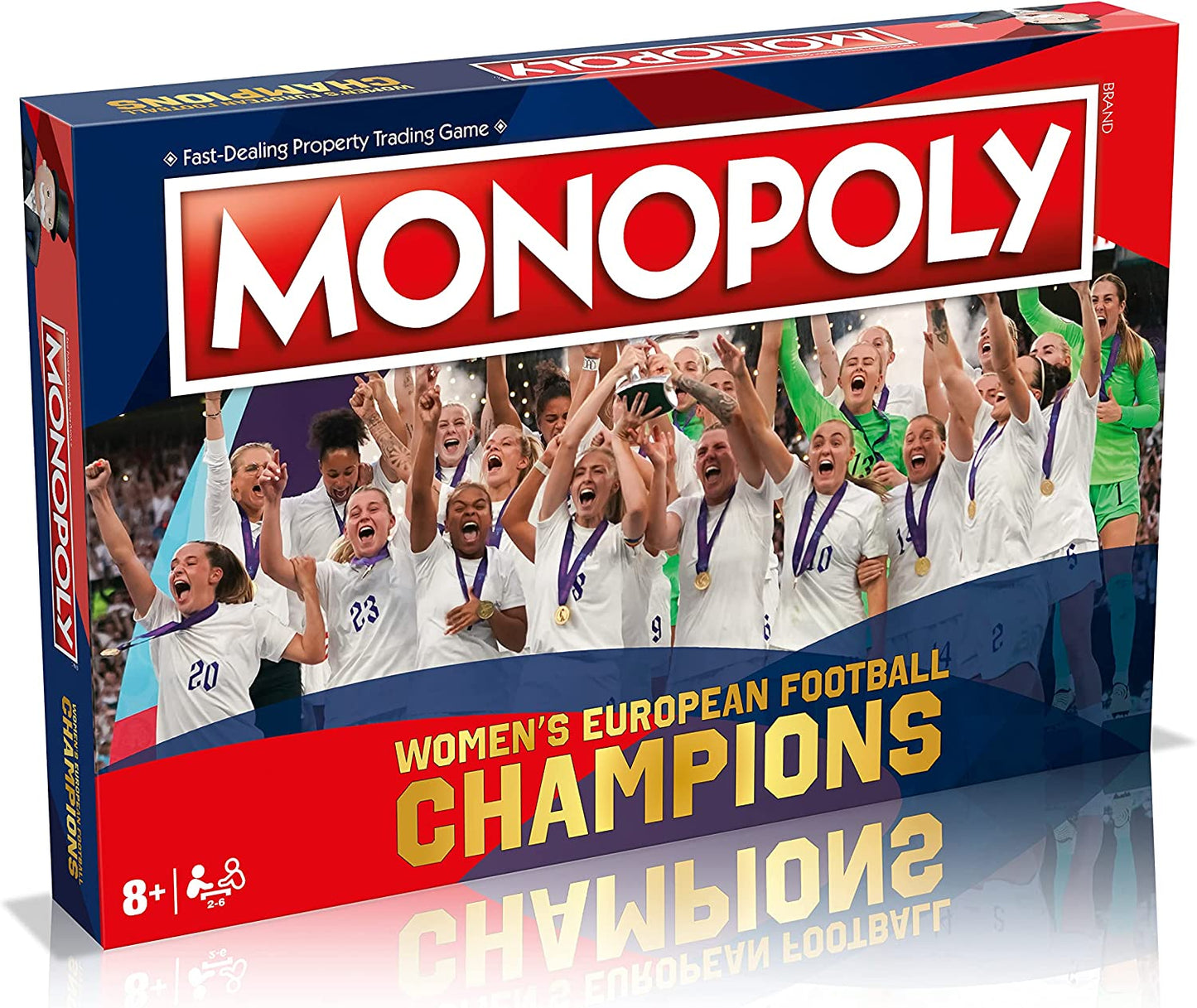 Winning Moves European Football Champions Monopoly Board Game English Edition, Embark on the road to Wembley acquiring Beth Mead and Lucy Bronze Roar