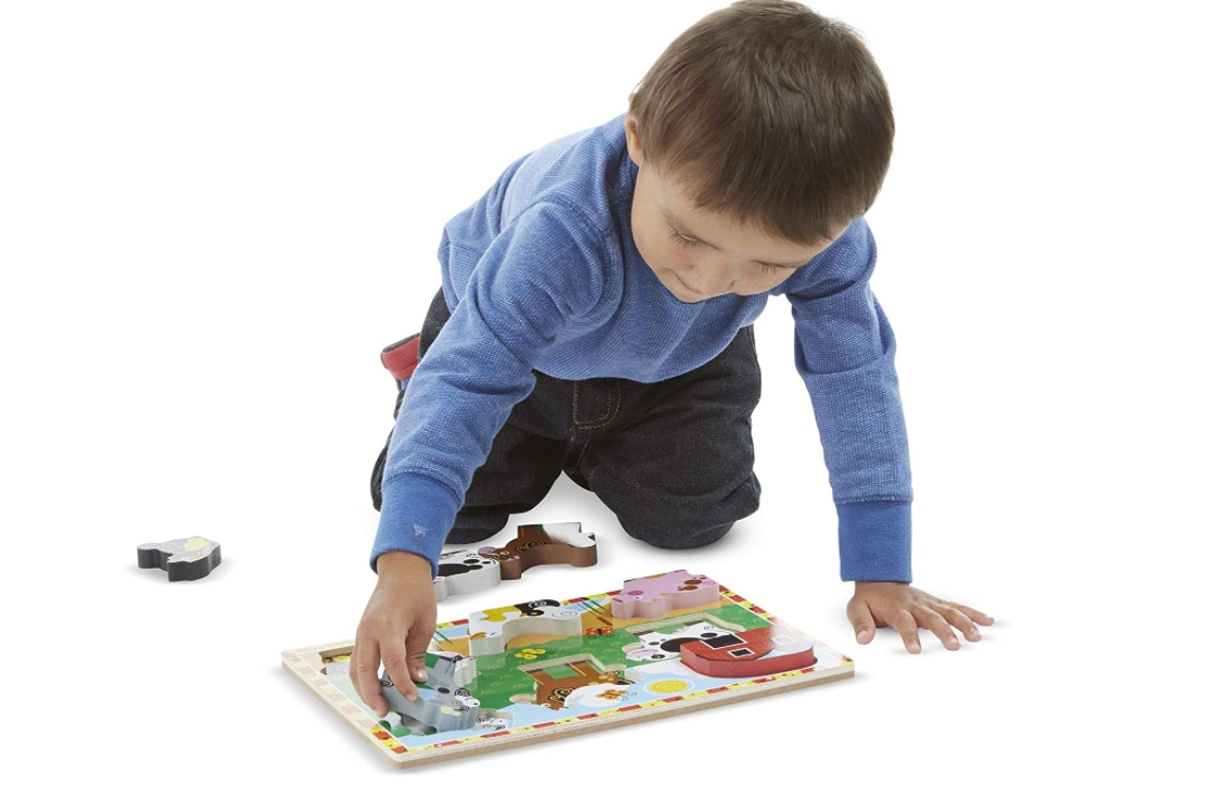 Melissa And Doug Farm Chunky Puzzle