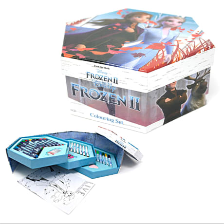 Frozen II - hexagonal 40pcs set COMPONENTS - Rich Kids Playground
