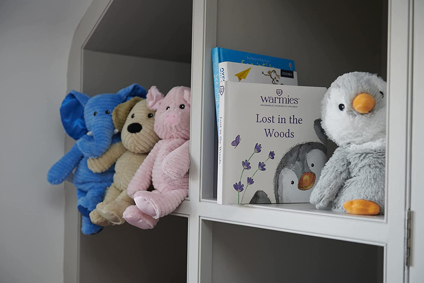 Warmies MFW-ELE-1 Heatable Plush Toy, Blue My First Warmies Elephant Cute Soft Toy