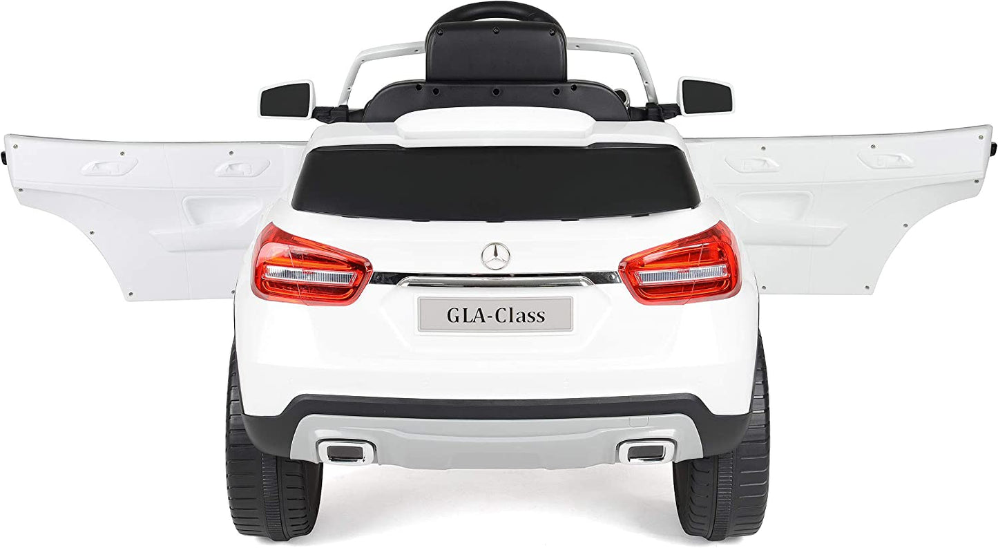 Mercedes-Benz Officially Licensed Kids Electric Ride On Car with LED Headlights and MP3 Connection GLA