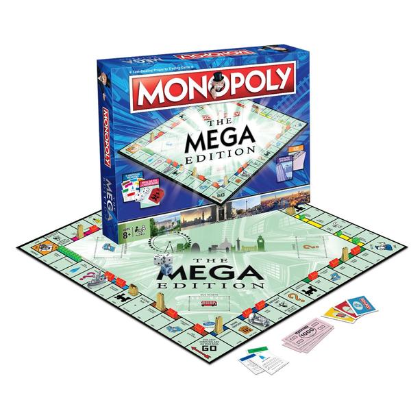 Monopoly Board Game - The Mega Edition - Rich Kids Playground