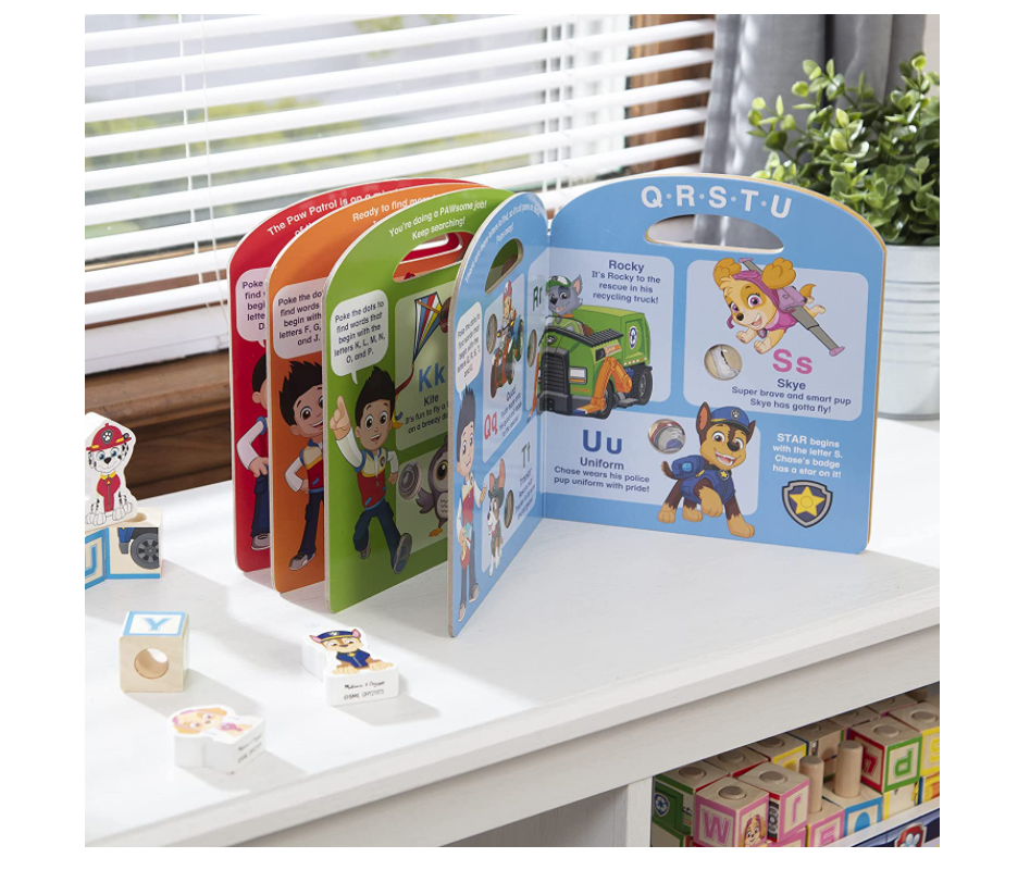 Melissa And Doug Paw Patrol Poke-A-Dot - Alphabet Adventure