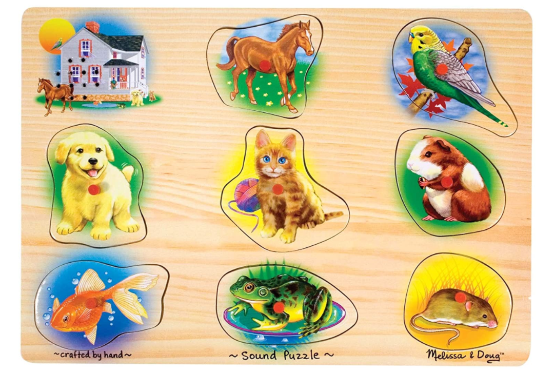 Melissa And Doug Pets Sound Puzzle