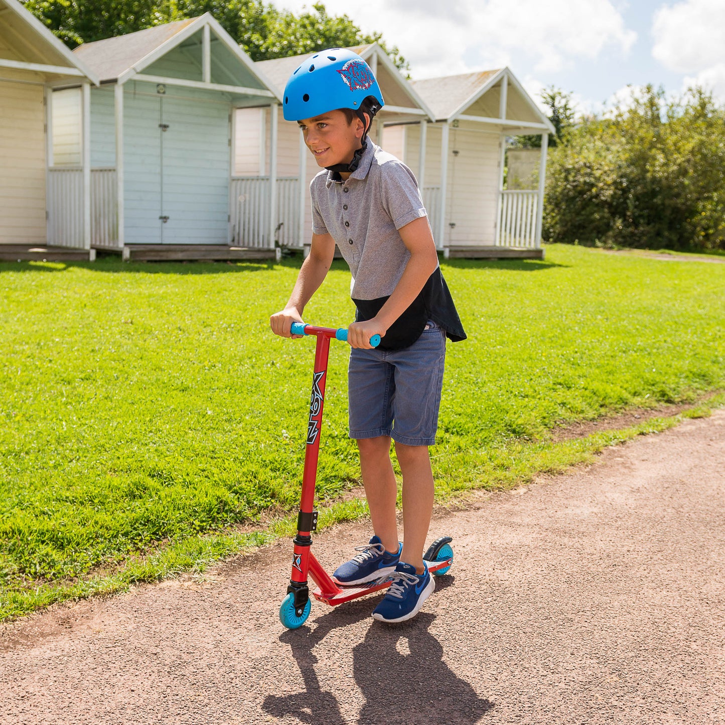 XOOTZ - TY575 - STUNT SCOOTER - HAZARD RED - Rich Kids Playground