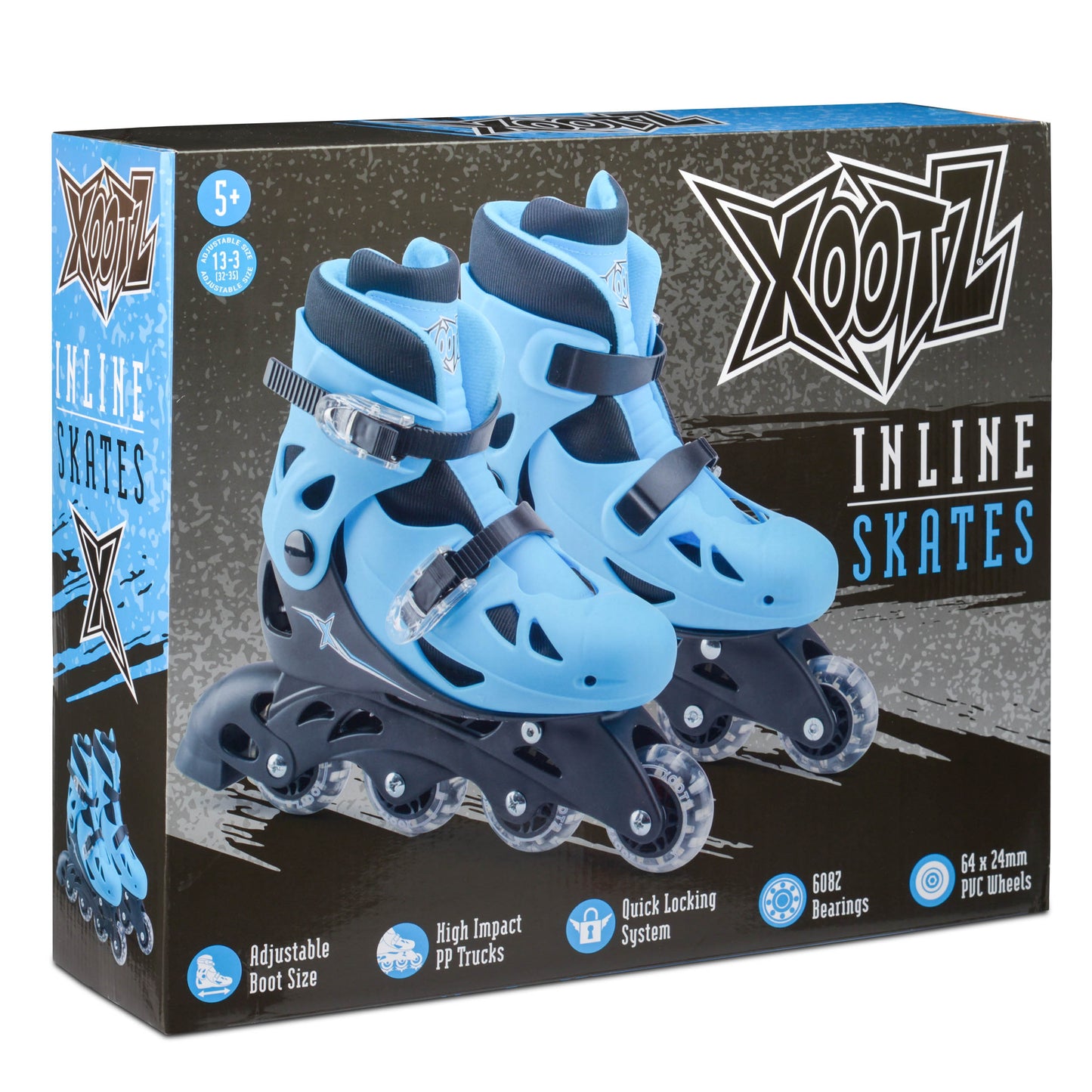 XOOTZ TY6066-S- INLINES BLUE SMALL - Rich Kids Playground