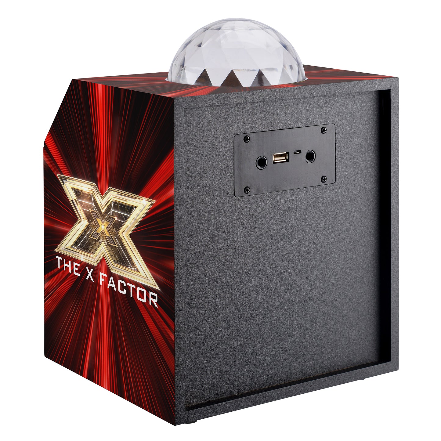 X FACTOR KARAOKE DISCO CUBE SPEAKER - Rich Kids Playground