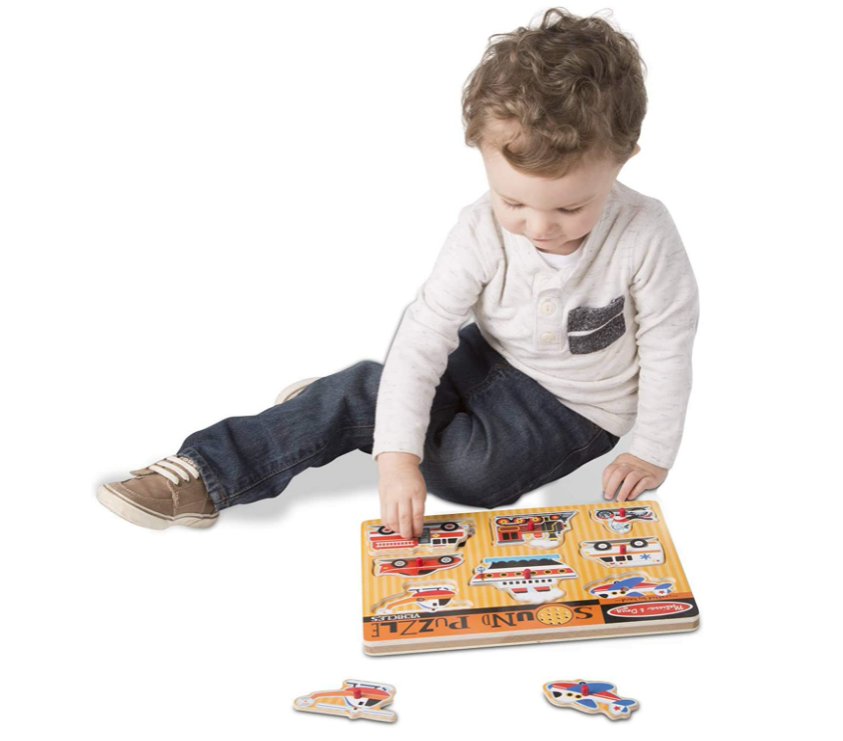 Melissa And Doug Vehicles Sound Puzzle