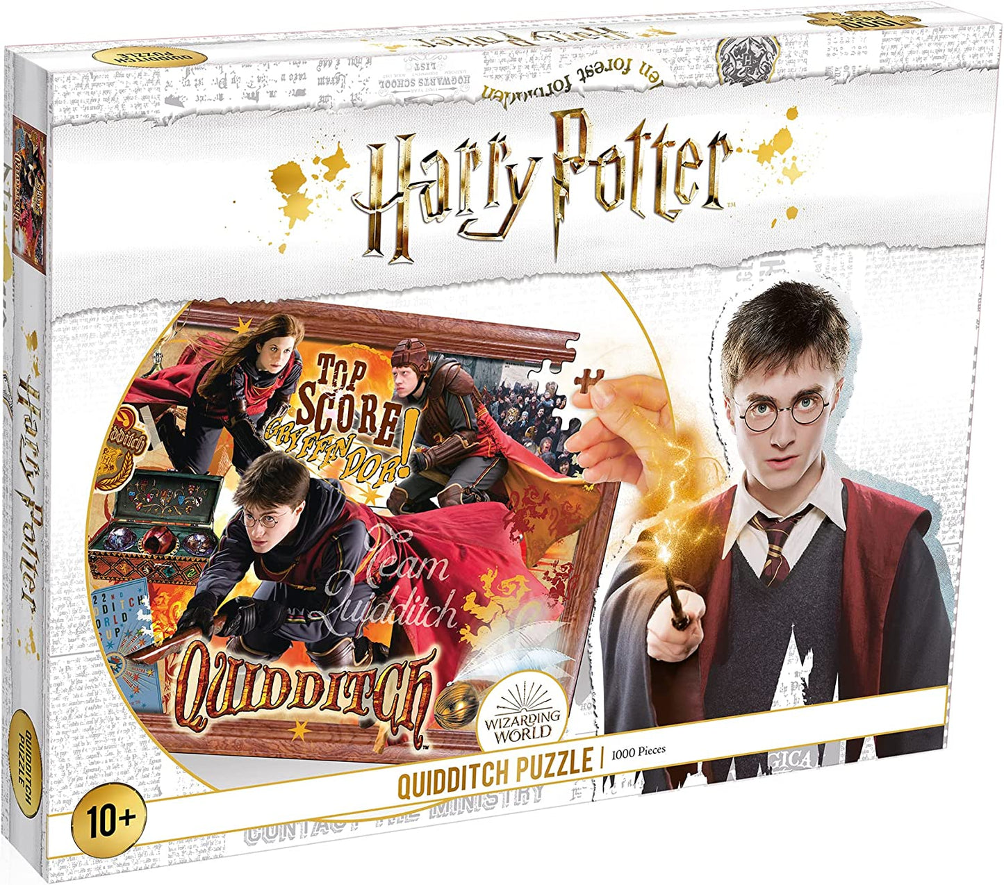 Puzzle (1000 Teile) - Harry Potter Quidditch - Harry Potter Fanartikel - Alter 10+