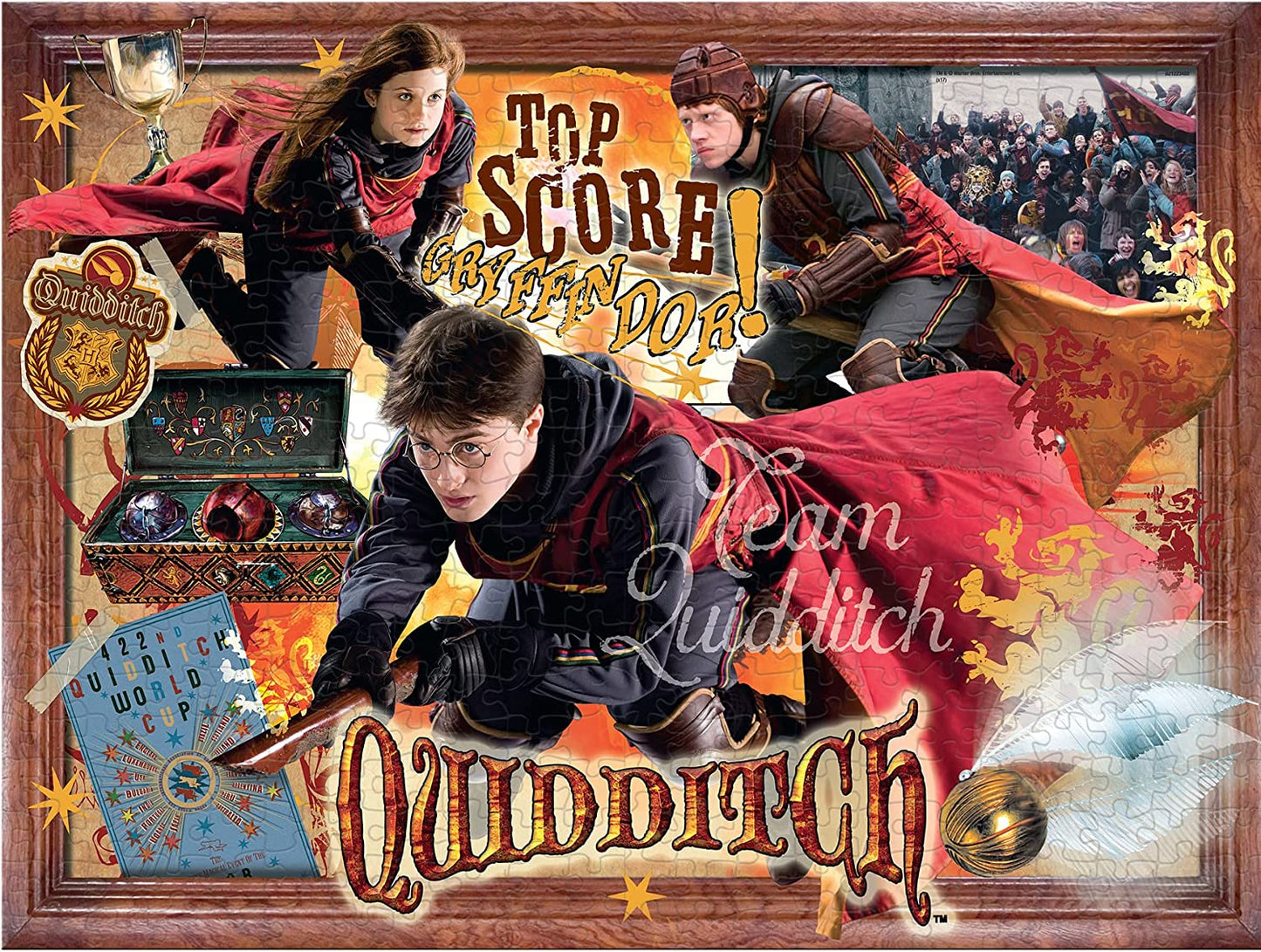 Puzzle (1000 Teile) - Harry Potter Quidditch - Harry Potter Fanartikel - Alter 10+