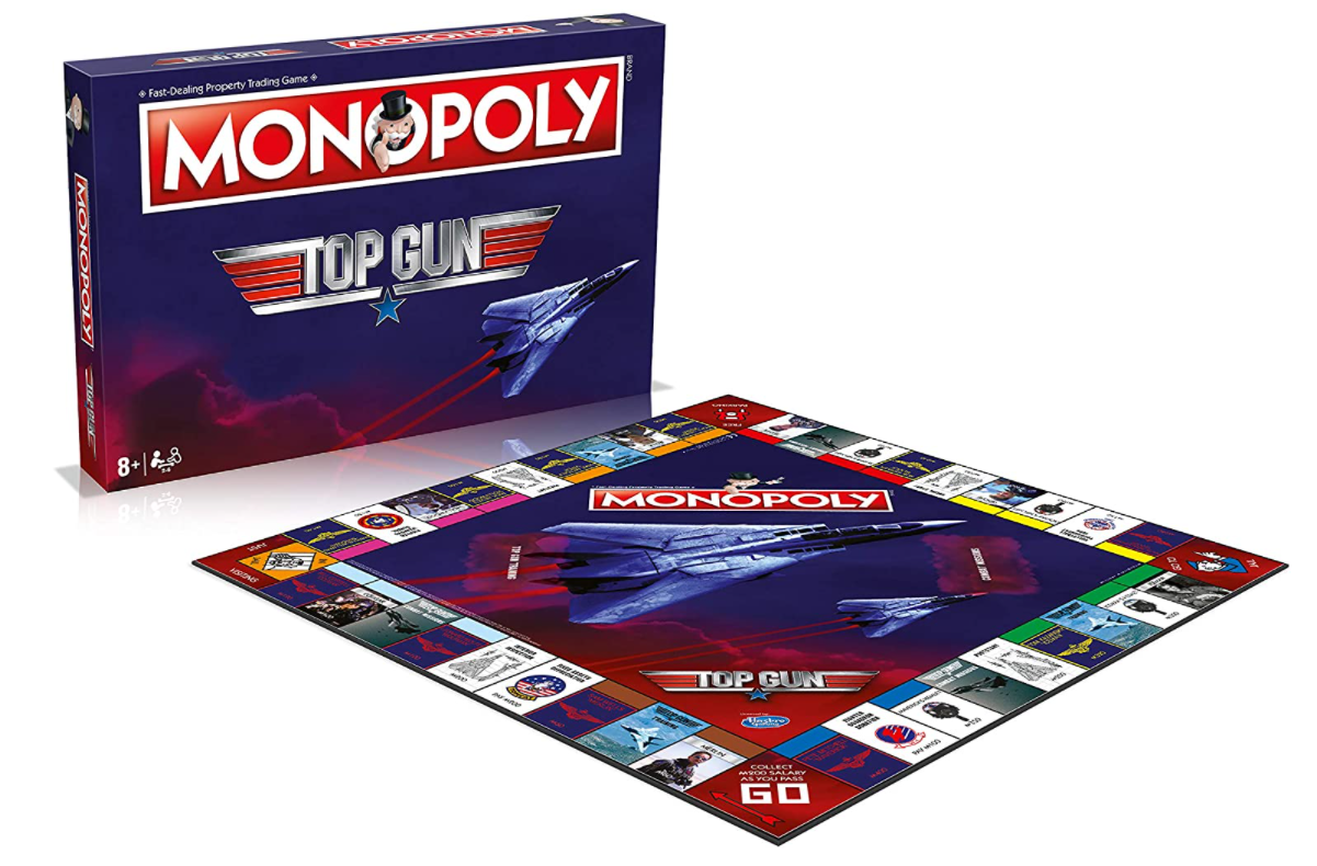 Winning Moves Top Gun Monopoly Board Game