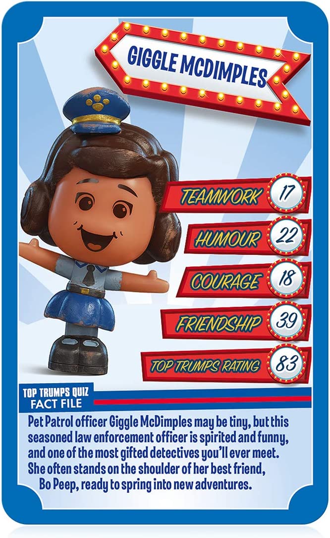 Toy Story 4 Top Trumps Specials Card Game