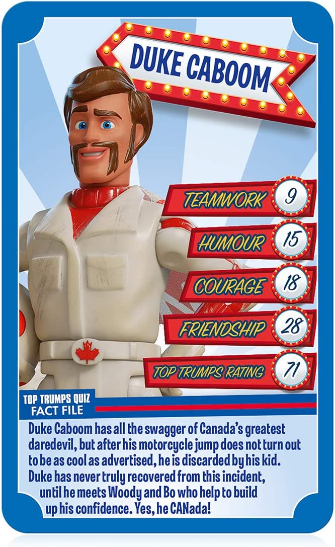 Toy Story 4 Top Trumps Specials Card Game