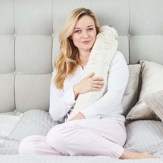 Warmies® Long Hot Water Bottle Cream Fur - Rich Kids Playground