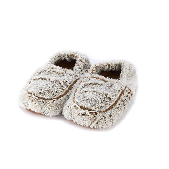 Warmies® Marshmallow Beige Slippers - Rich Kids Playground