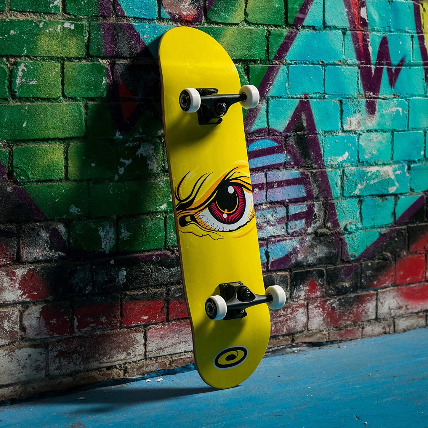 Osprey Complete Skateboard for Kids and Adults - Beginner Double Kick Trick 31 Inch Skateboard for Boys and Girls - ABEC 7 Bearings - Wrath