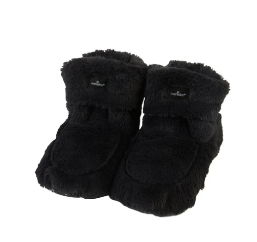 Warmies Luxury Boots Charcoal Microwavable in box NEW