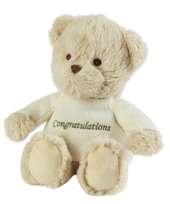Warmies® 'Congratulations' Sentiments Bear Furry Plush Toy