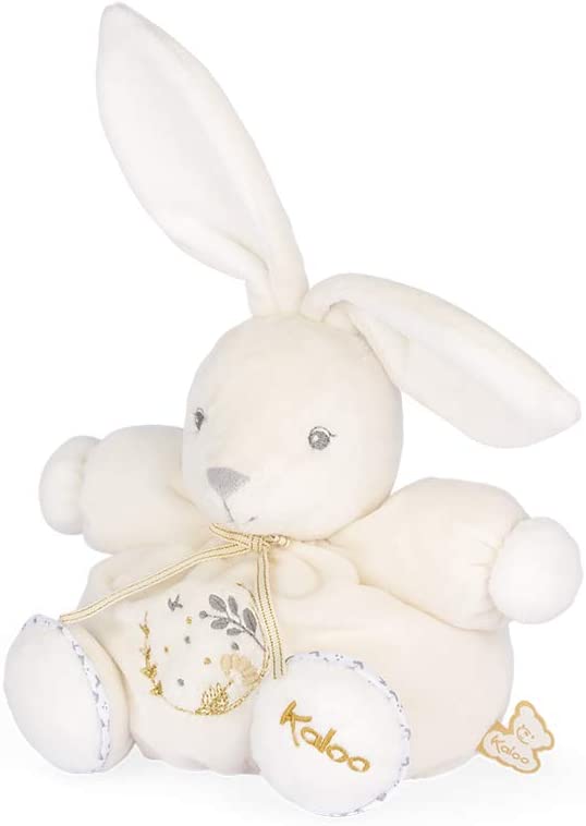 Kaloo - Perle Chubby Musical Rabbit Plush Toy Cream - Small 18cm