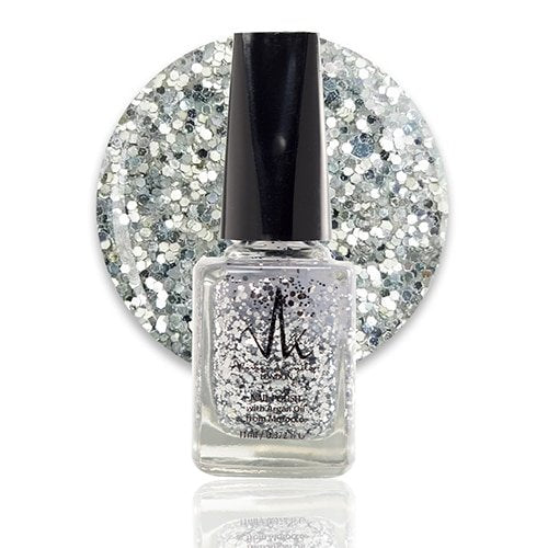 Silver Glitter - Vivien Kondor Argan Care Nail Polish