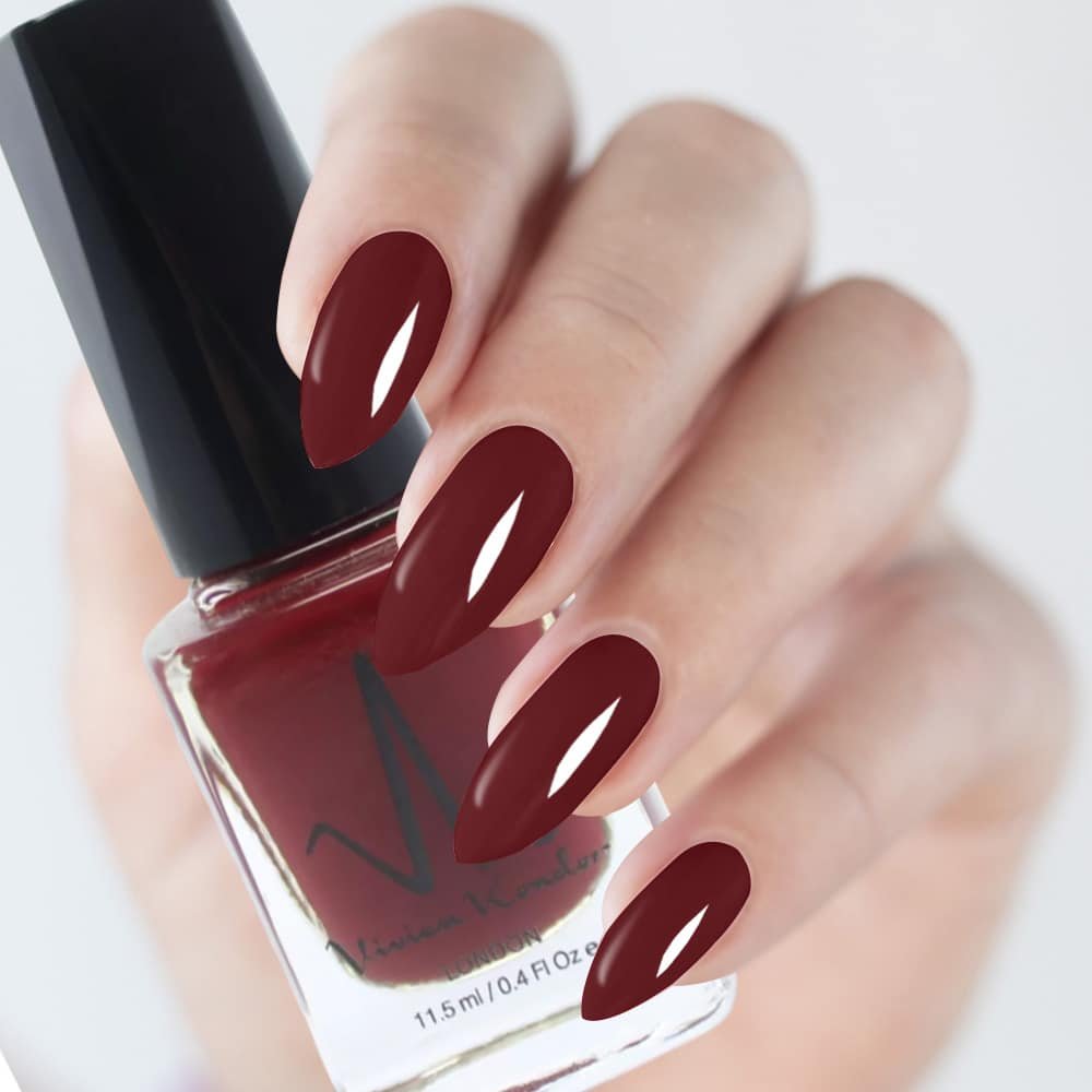 Red Black – Vivien Kondor Classic Nail Polish