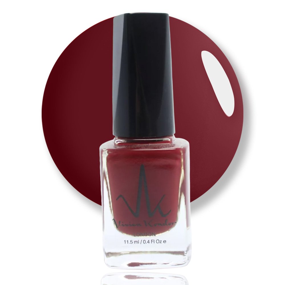 Red Black – Vivien Kondor Classic Nail Polish