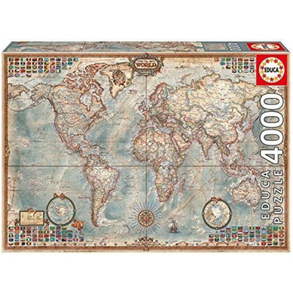 Historic World Map 4000