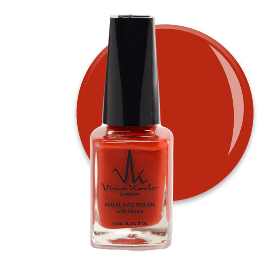 Ruby Red – Vivien Kondor Henna Halal Nail Polish